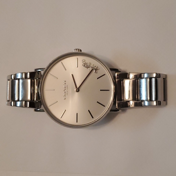 Pretty Stainless Steel/Water Resistant Coach Watch! - Picture 1 of 6